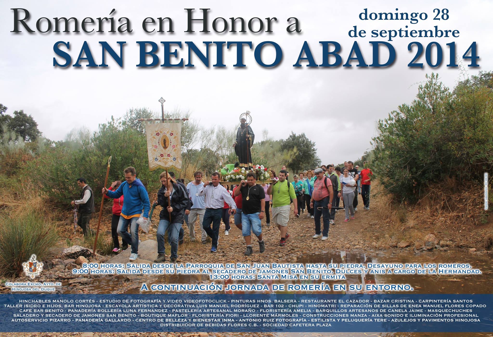 Cartel de Romería de San Benito abad 2014